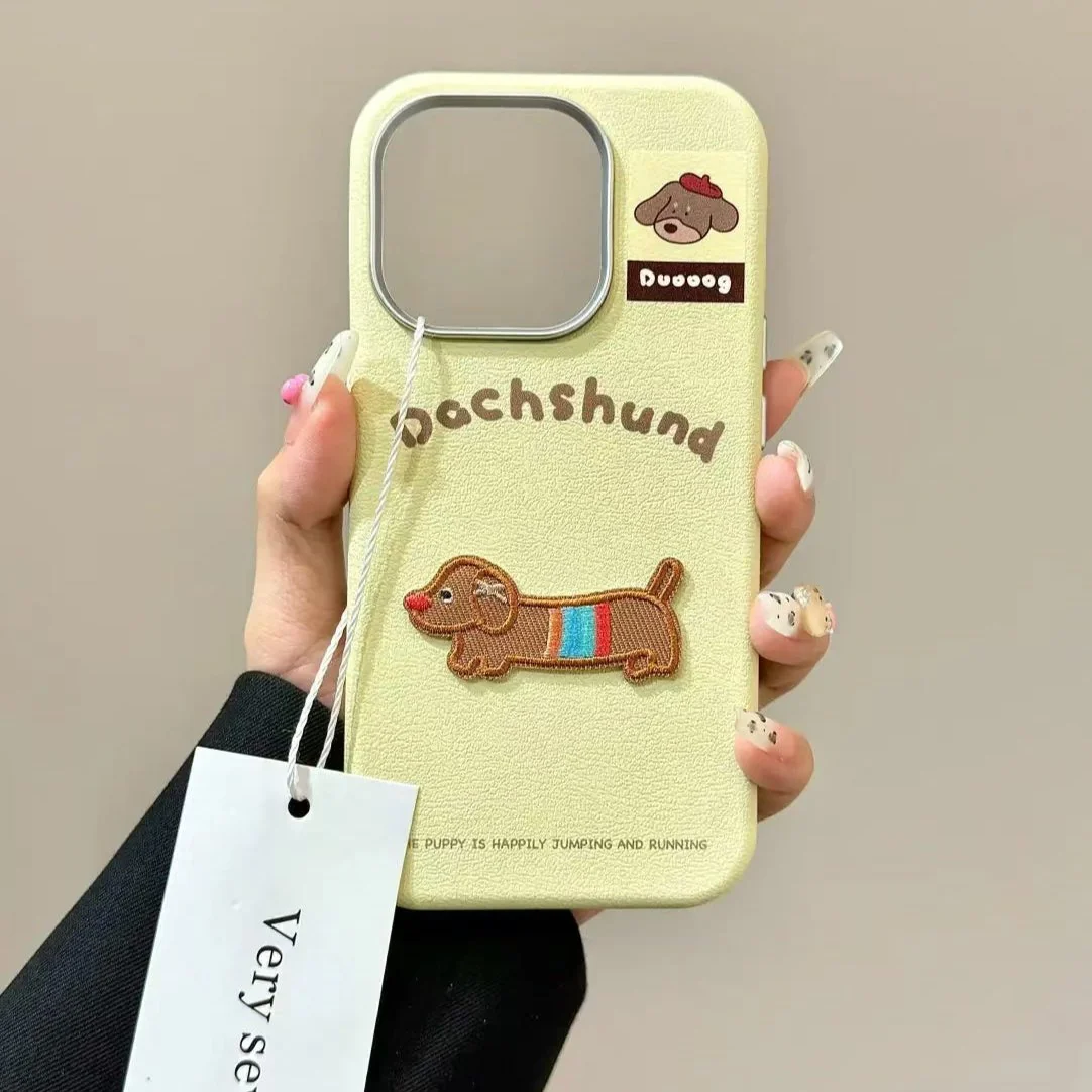 3D Dachshund Design iPhone Cover – Cute and Durable Phone Accessory - Image 5