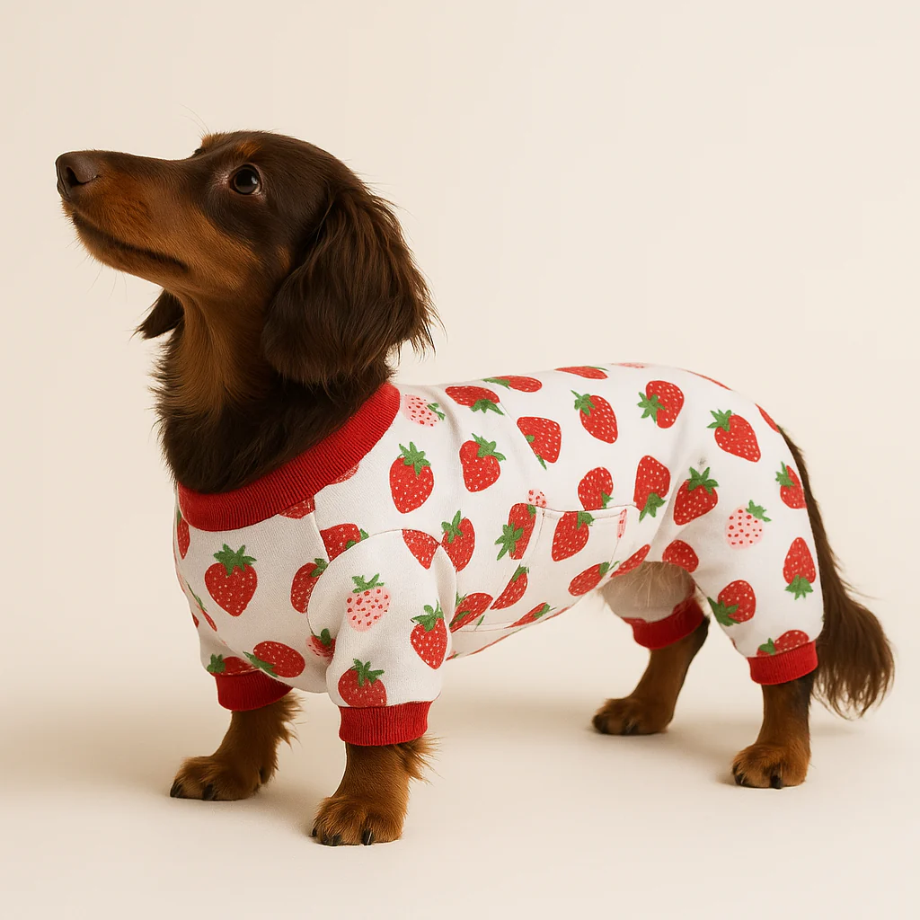 Adorable Doxie Pajamas Jumpsuit - Image 2