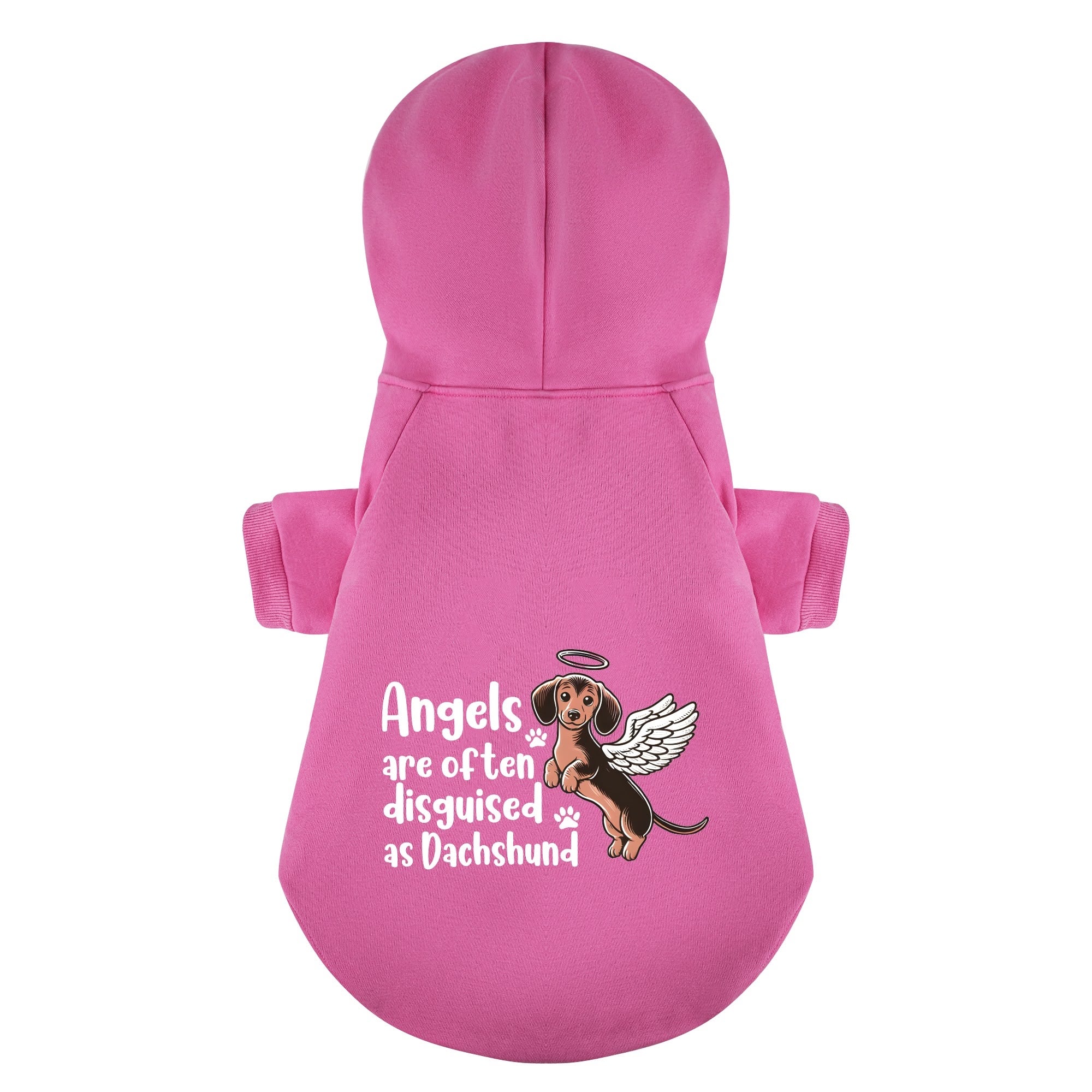 Angels are often disguised as Duchshund - Personalized Dachshund Hoodies with Funny Quotes – Stylish, Cozy, and Premium 100% Cotton - Image 5