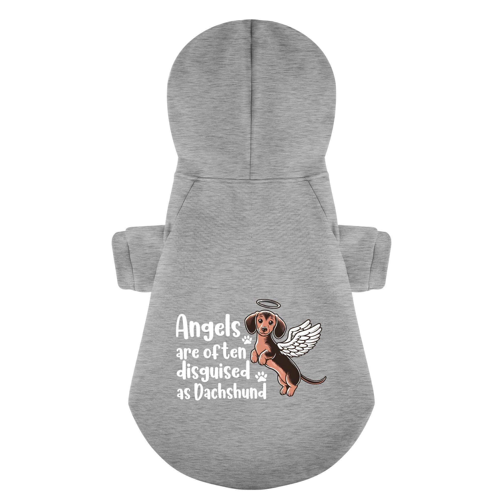 Angels are often disguised as Duchshund - Personalized Dachshund Hoodies with Funny Quotes – Stylish, Cozy, and Premium 100% Cotton - Image 6