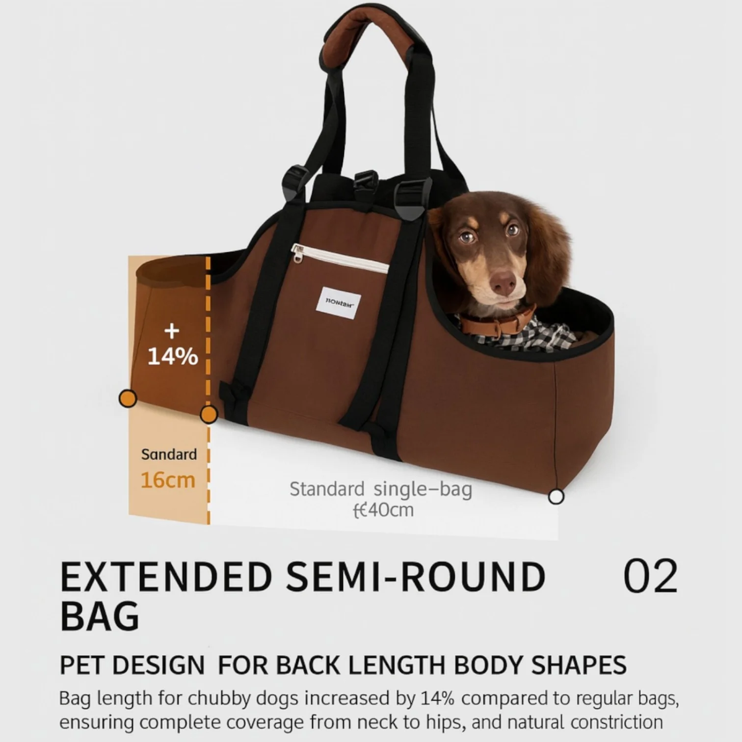 DoxiCarry Dachshund Shoulder Bag – Lightweight Portable Dog Bag - Image 10