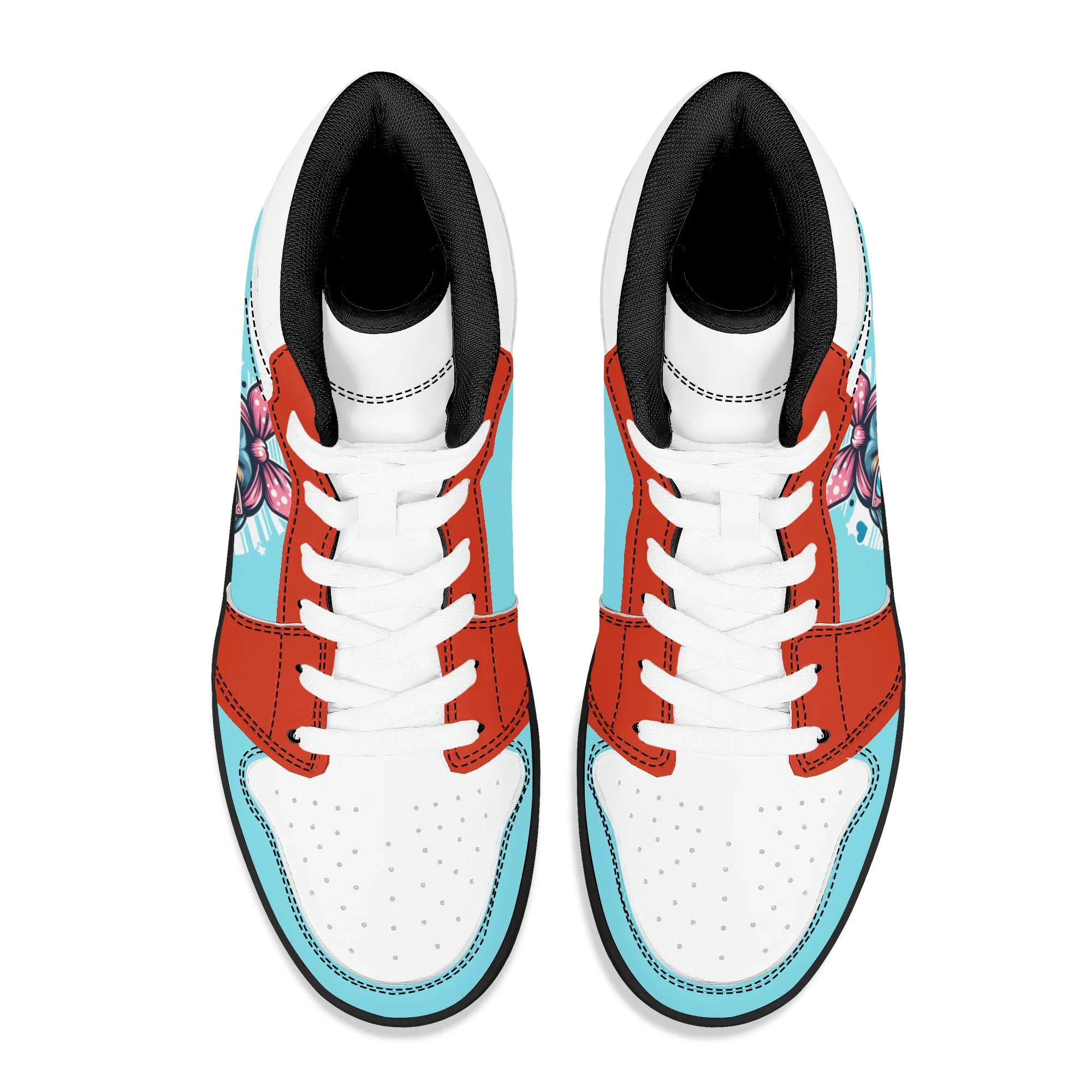 Badger - High Top Leather Sneakers - Image 6
