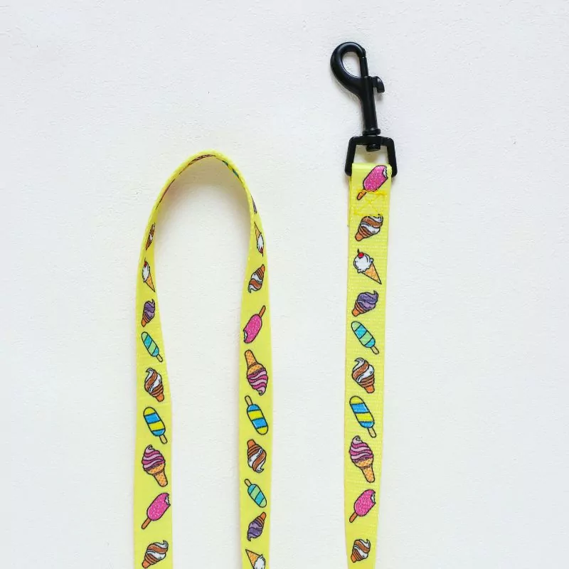 BarkSwirl Dachshund Ice Cream Harness and Leash - Image 4