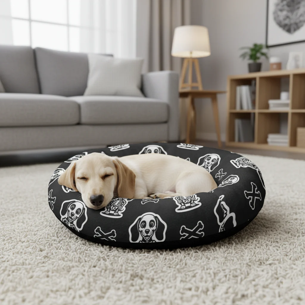 Nena - Cloud-Comfort Dachshund Bed | Anti-Anxiety Donut Bed for Dachshunds - Image 2
