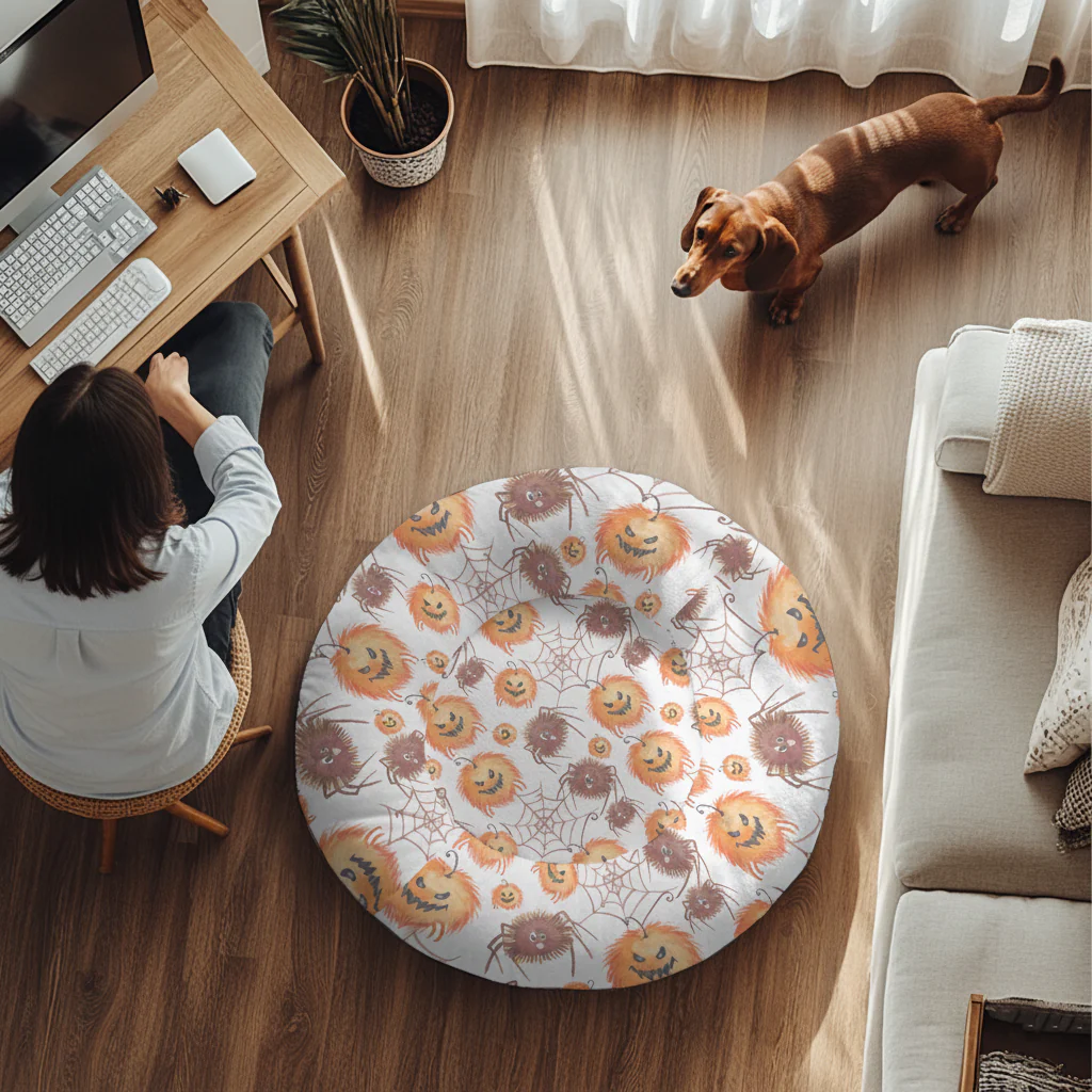 Roxie - Cloud-Comfort Large Dachshund Bed | Anti-Anxiety Donut Bed for Dachshunds - Image 2