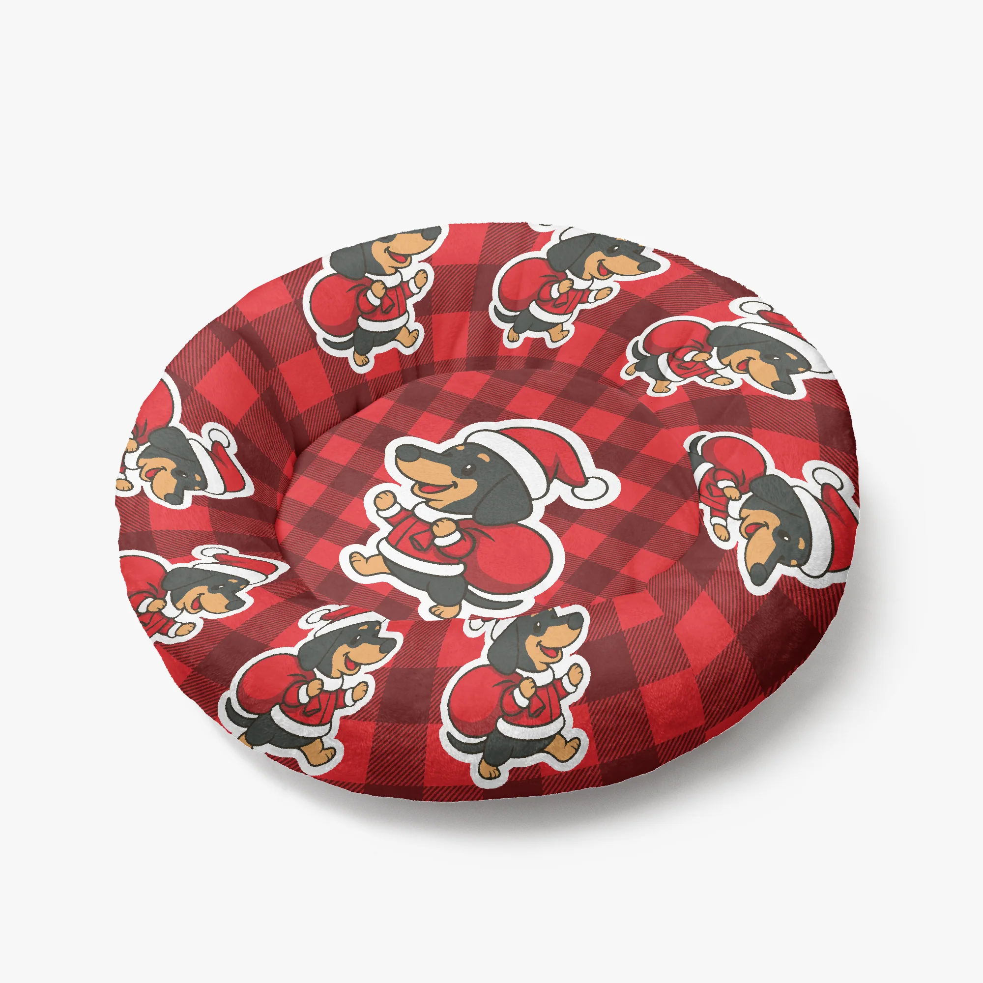 Felix - Cloud-Comfort Large Dachshund Bed | Anti-Anxiety Donut Bed for Dachshunds - Image 4