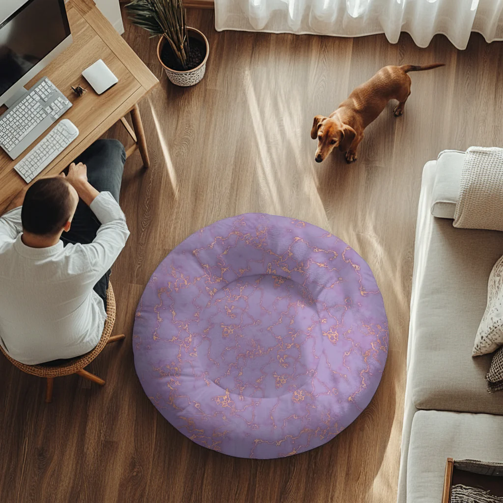 Torpedo - Cloud-Comfort Large Dachshund Bed | Anti-Anxiety Donut Bed for Dachshunds - Image 2