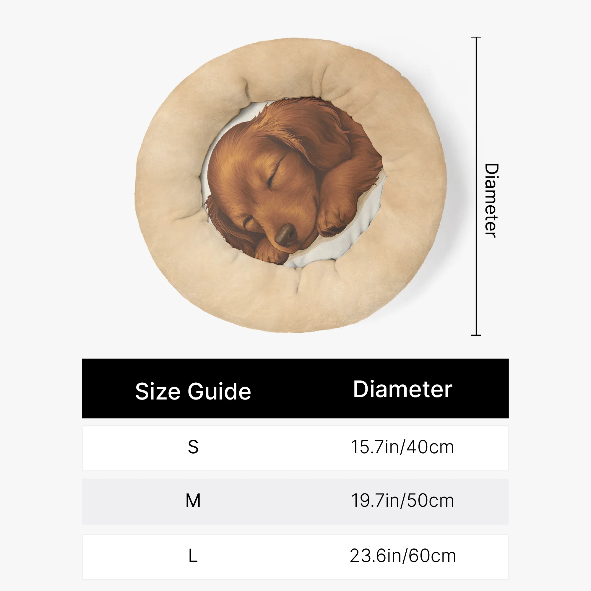Maggie - Cloud-Comfort Dachshund Bed | Anti-Anxiety Donut Bed for Dachshunds - Image 8