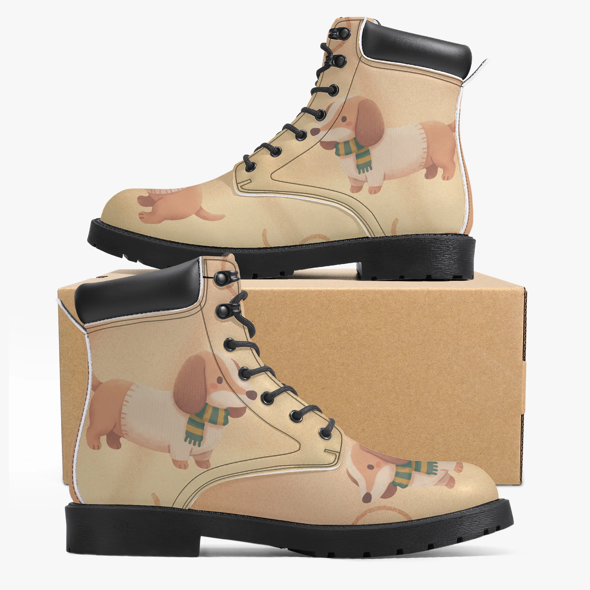 Andouille - Casual Leather Boot - Image 10
