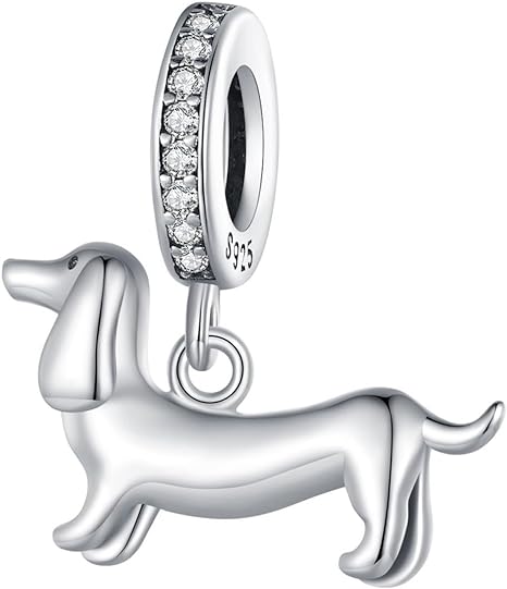 Dachshund Dog Charms in 925 Sterling Silver Exquisite Pandora Bracelet Addition!