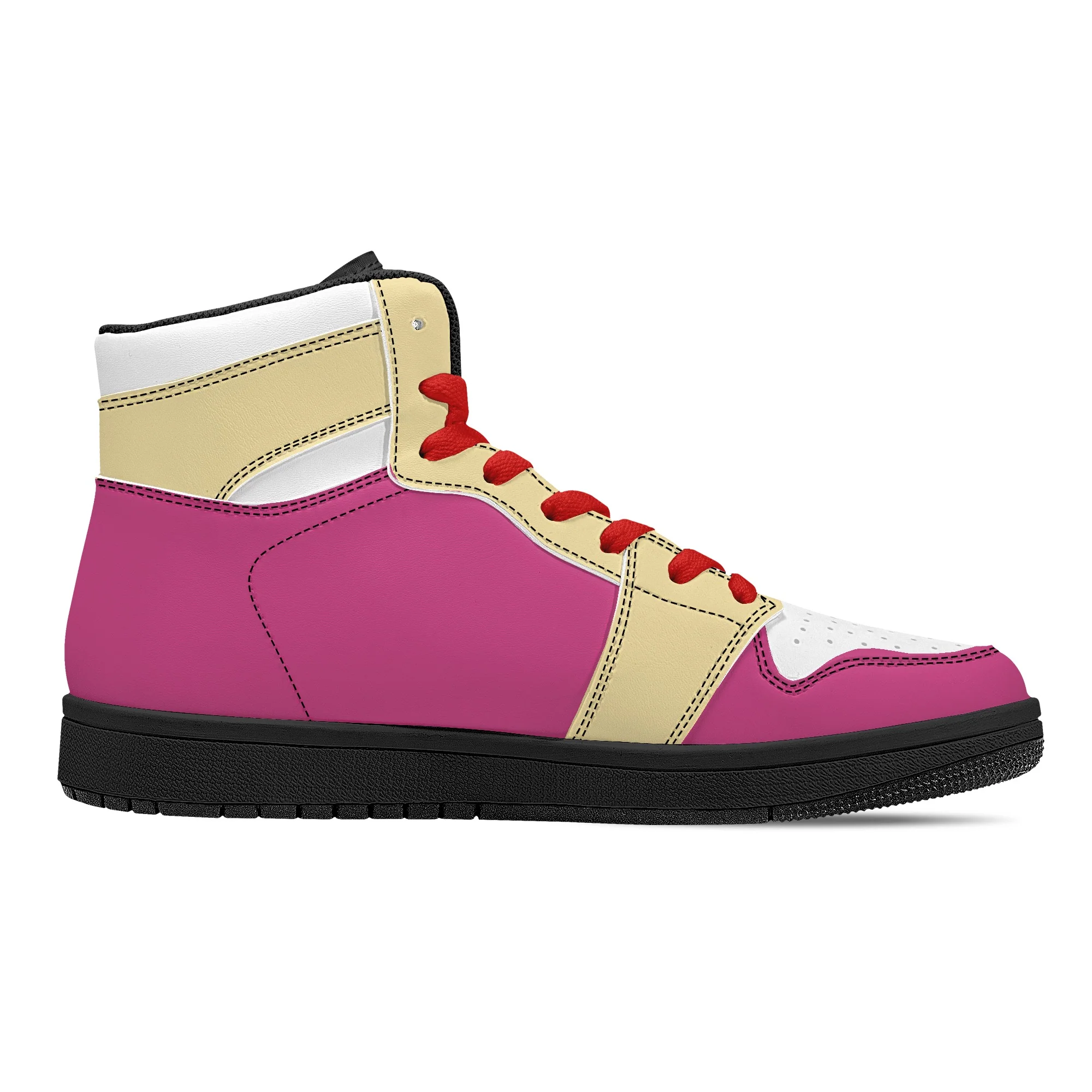 Calipso - High Top Leather Sneakers - Image 3