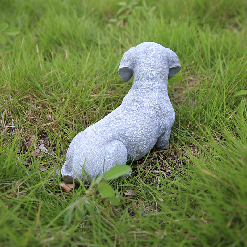 SculptedDoxie Charming Dachshund Statues Creative Garden Decor - Image 6