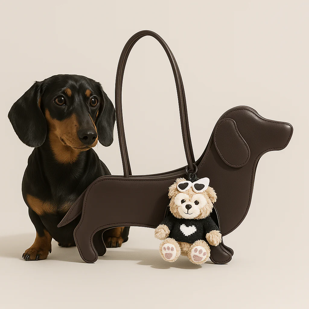 Doxie Chic™ - Dachshund-Shaped Single Shoulder Handbag - Image 16