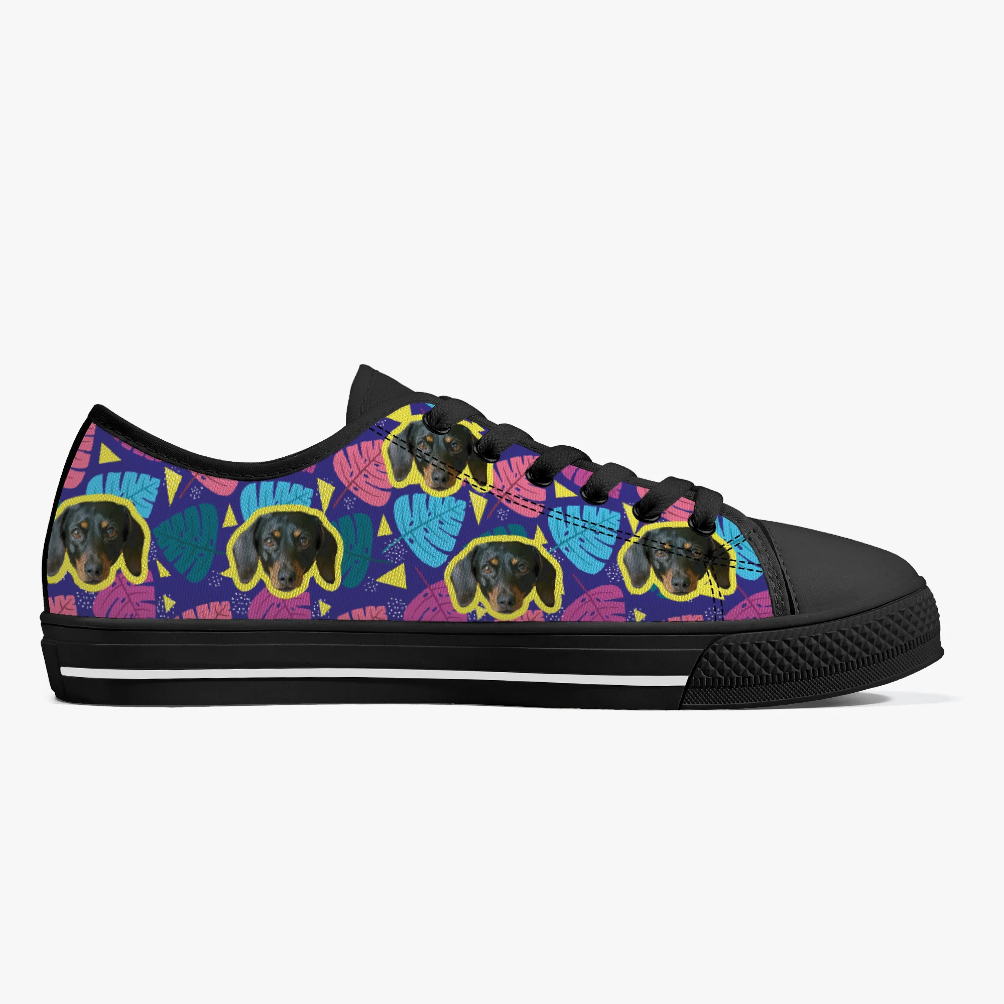 Bruno - Personalized Classic Low-Top Canvas Shoes - Image 5