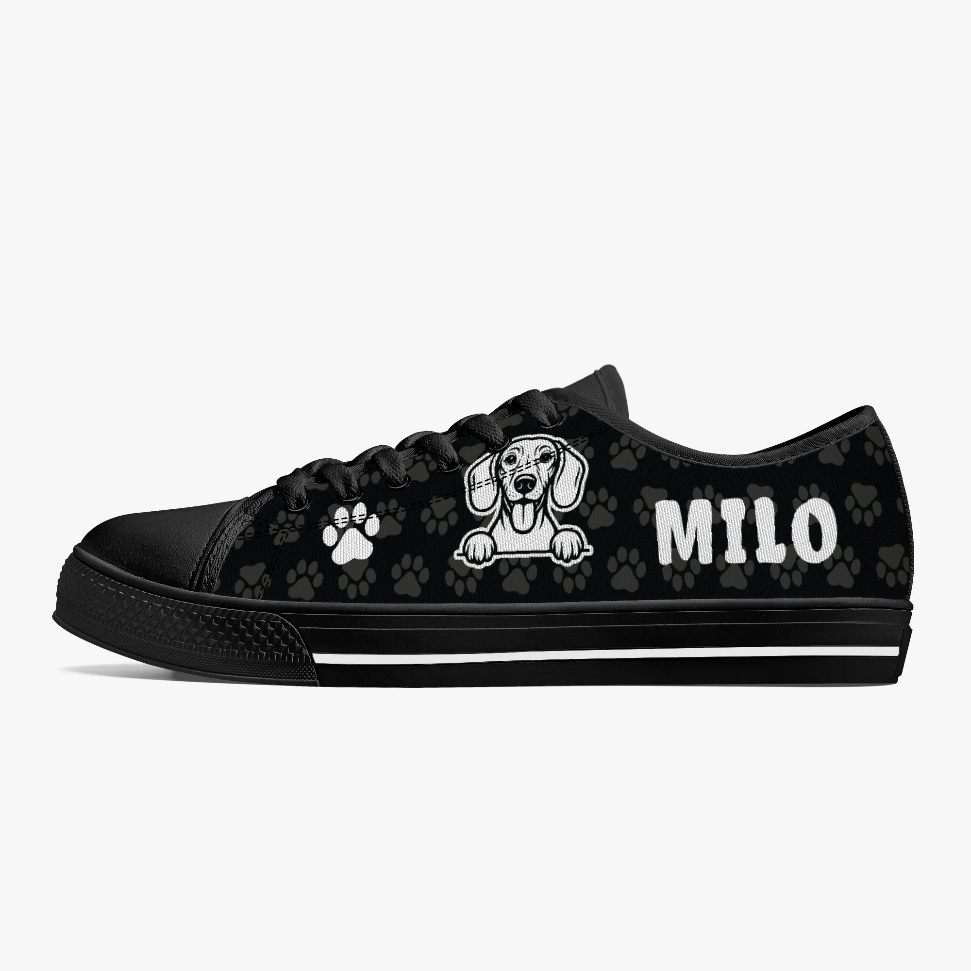 Ace - Personalized Classic Low-Top Canvas Shoes - Image 11