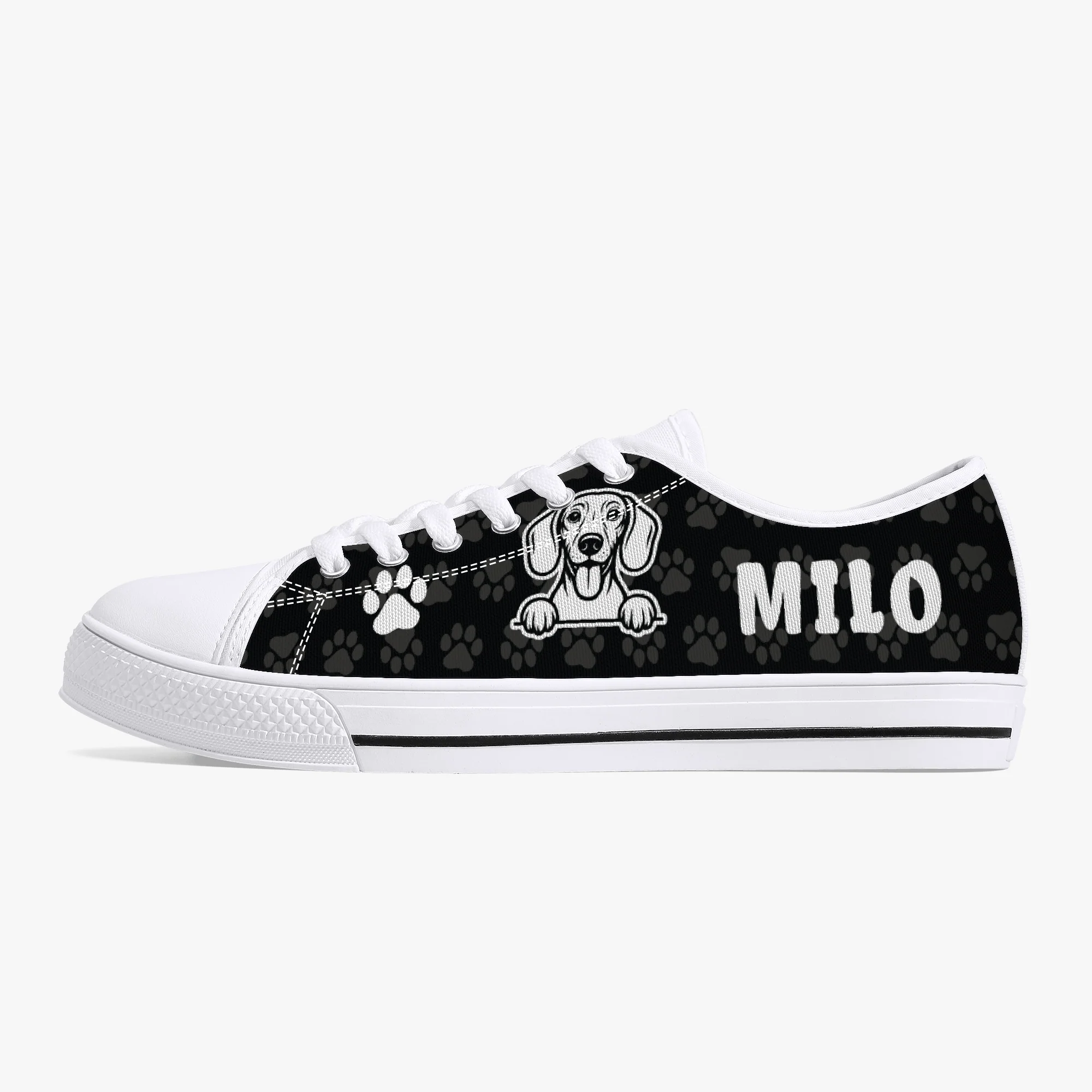 Ace - Personalized Classic Low-Top Canvas Shoes - Image 2
