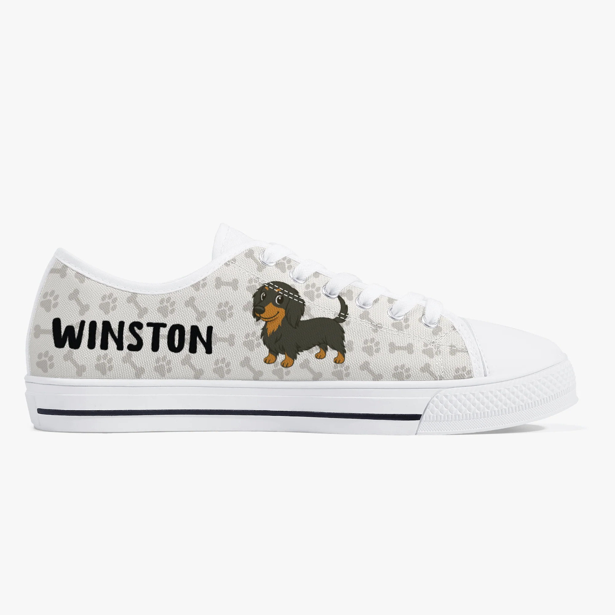 Crusoe - Personalized Classic Low-Top Canvas Shoes - Image 9