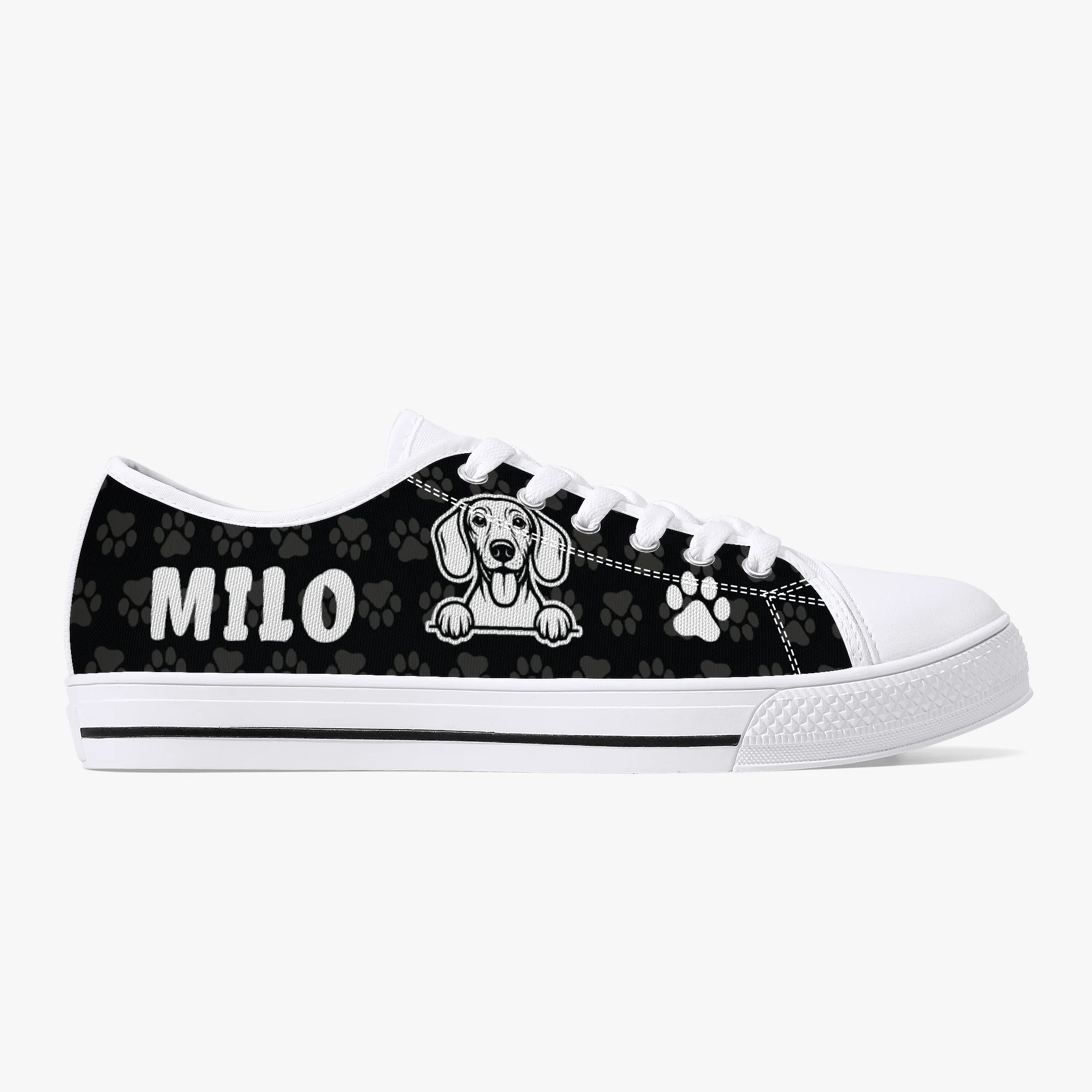 Ace - Personalized Classic Low-Top Canvas Shoes - Image 5