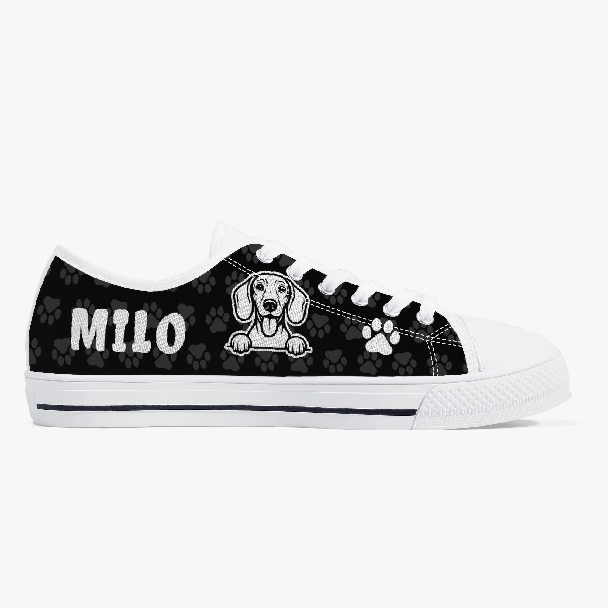 Ace - Personalized Classic Low-Top Canvas Shoes - Image 7