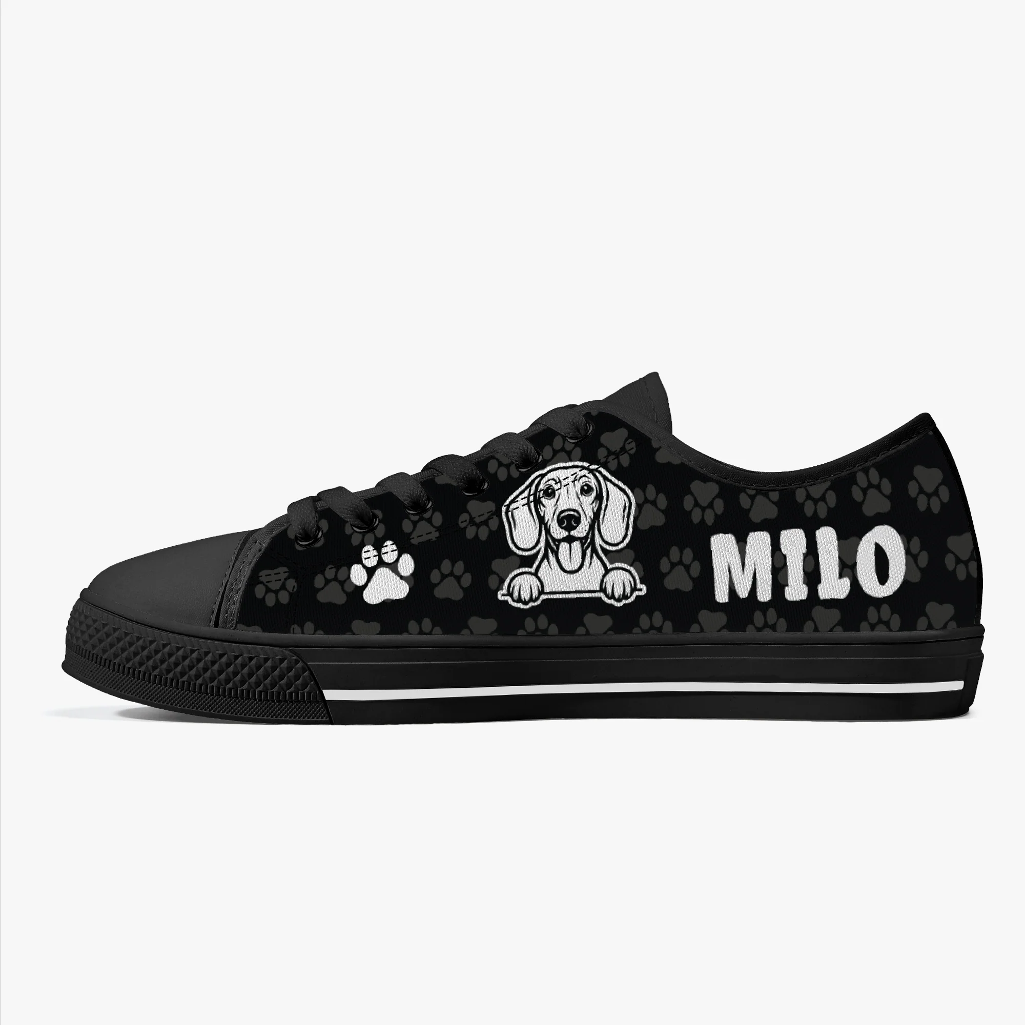Ace - Personalized Classic Low-Top Canvas Shoes - Image 8