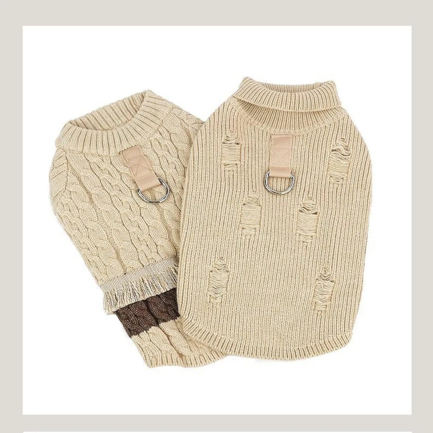 WoolNest Dachshund Classic Sweater — Cozy Knit Dog Winter Jacket - Image 3
