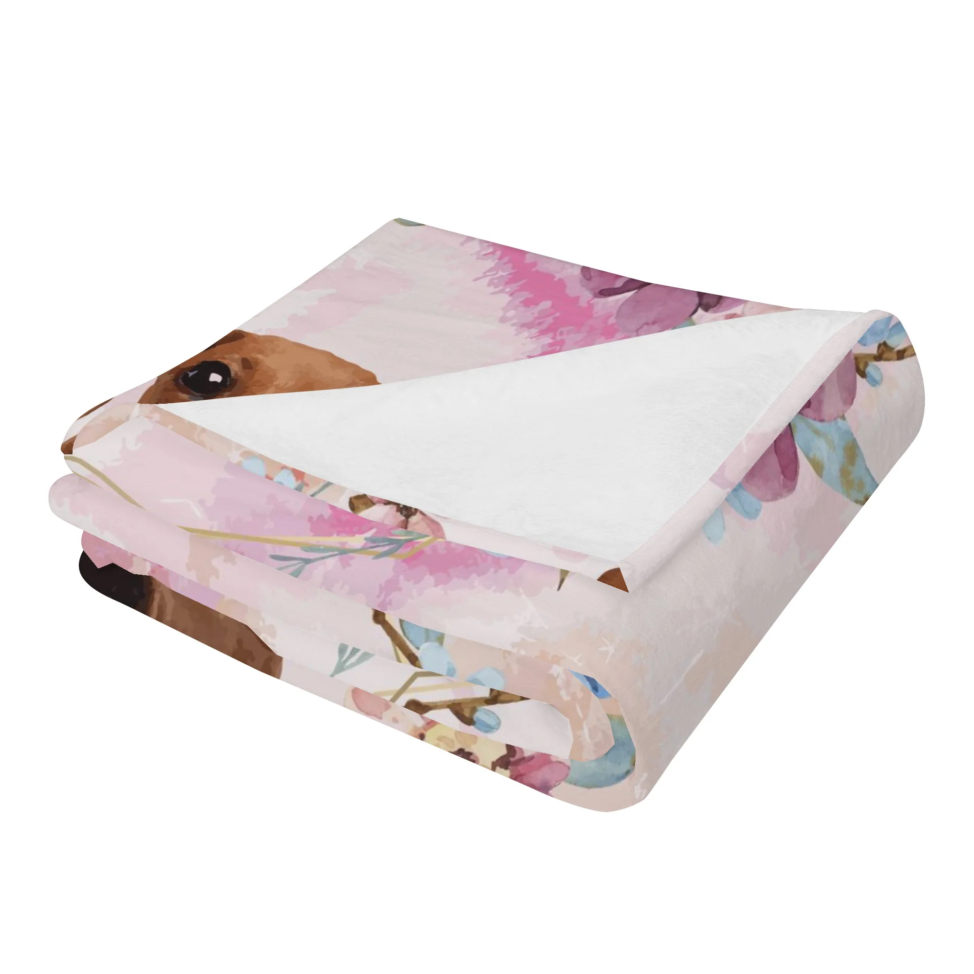 Custom Blanket with Dachshunds Image - Blanket - Image 4