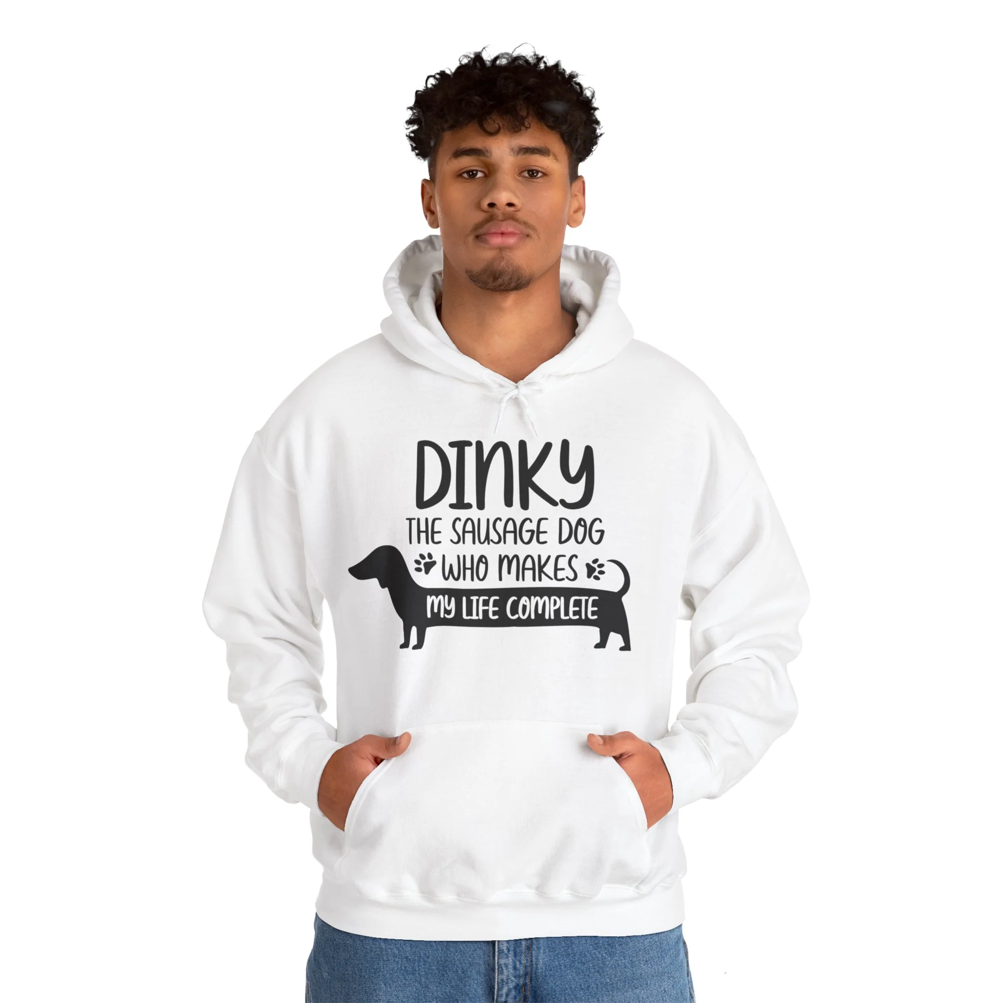 Custom Hoodie with dachshund Name - Unisex Hoodie - Image 6