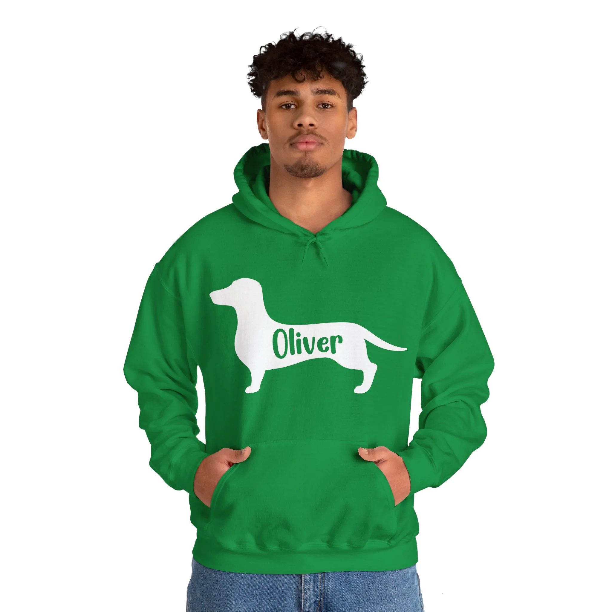 Custom Hoodie with dachshund Name - Unisex Hoodie - Image 5