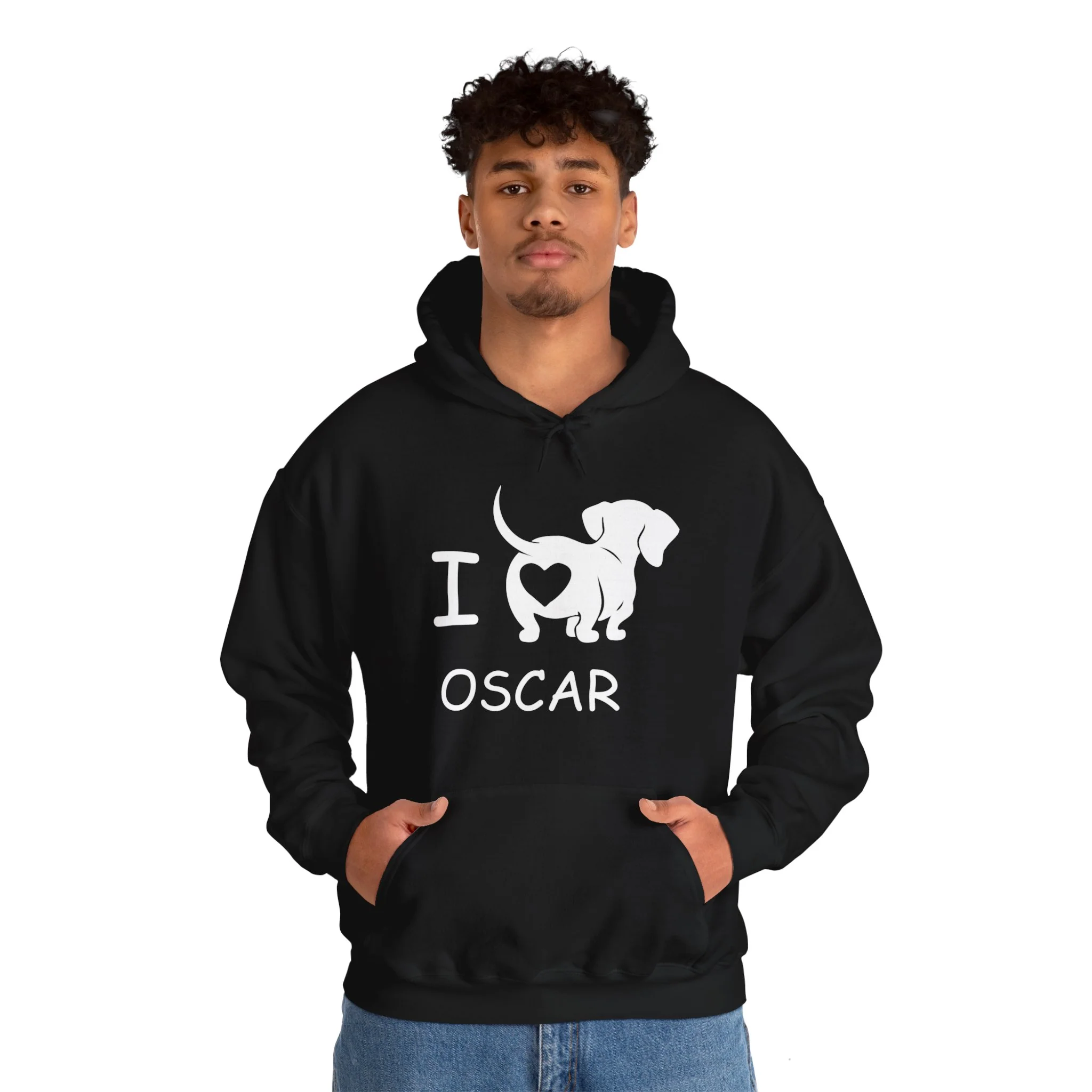 Custom Hoodie with dachshund Name - Unisex Hoodie - Image 5