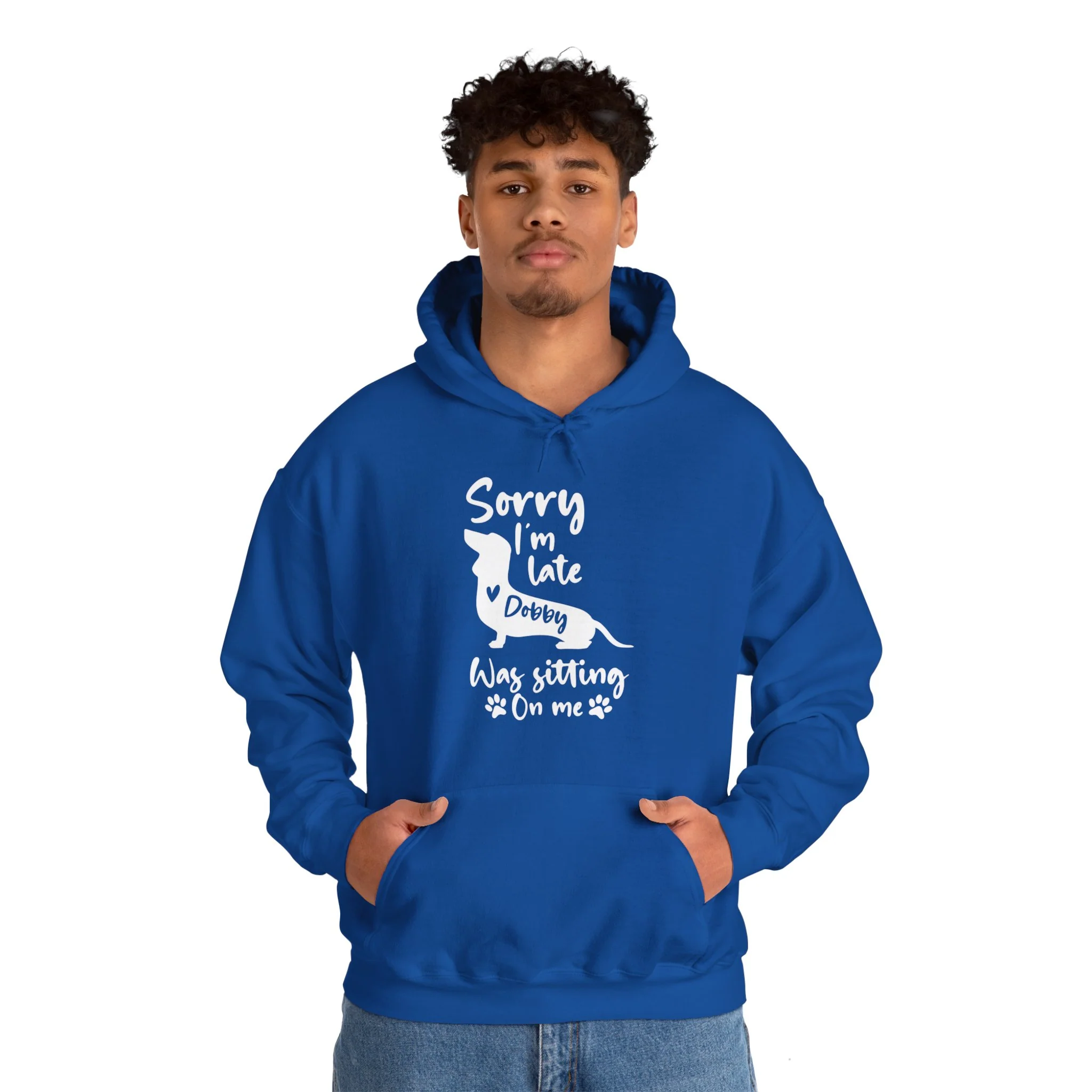 Custom Hoodie with dachshund Name  - Unisex Hoodie - Image 6