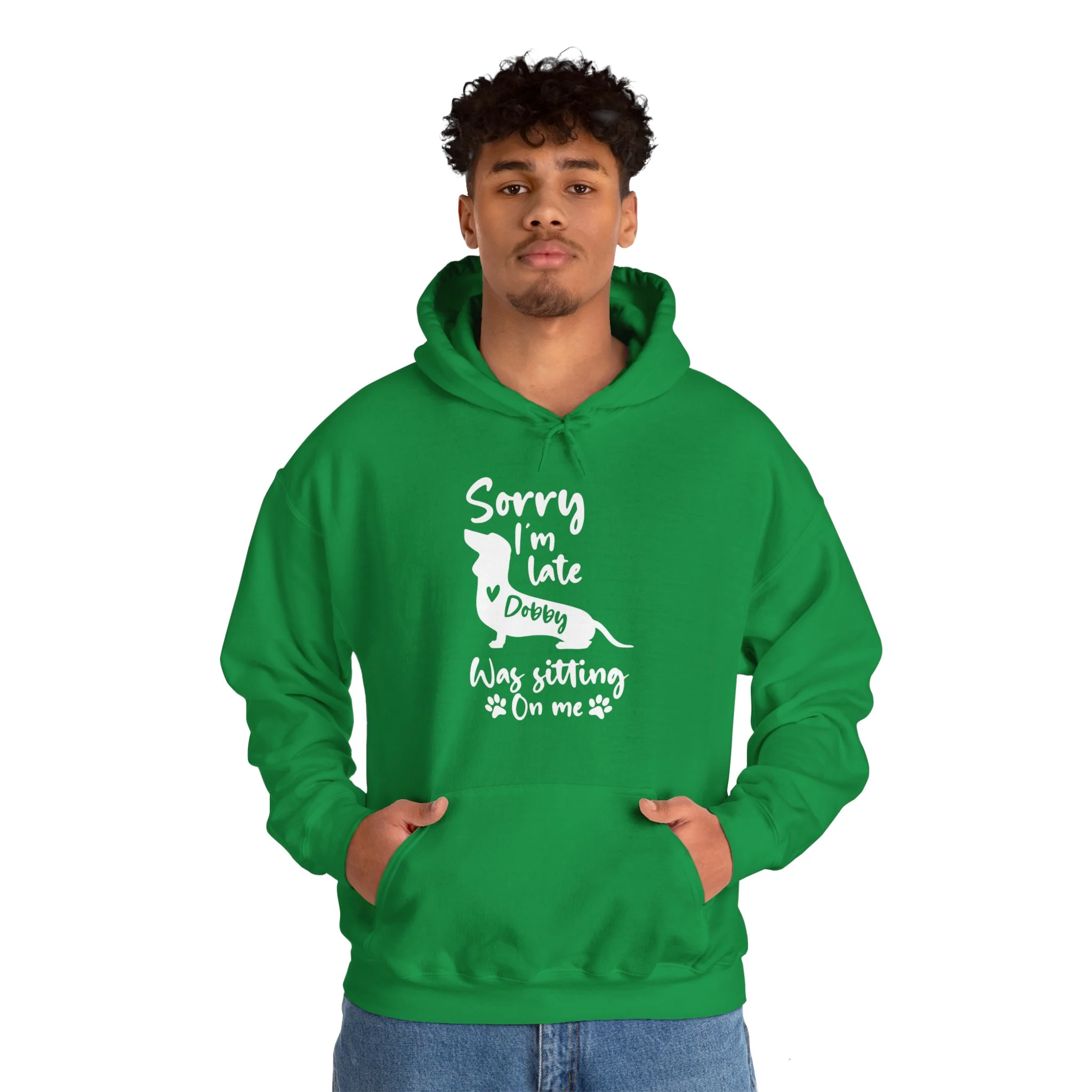 Custom Hoodie with dachshund Name  - Unisex Hoodie - Image 9