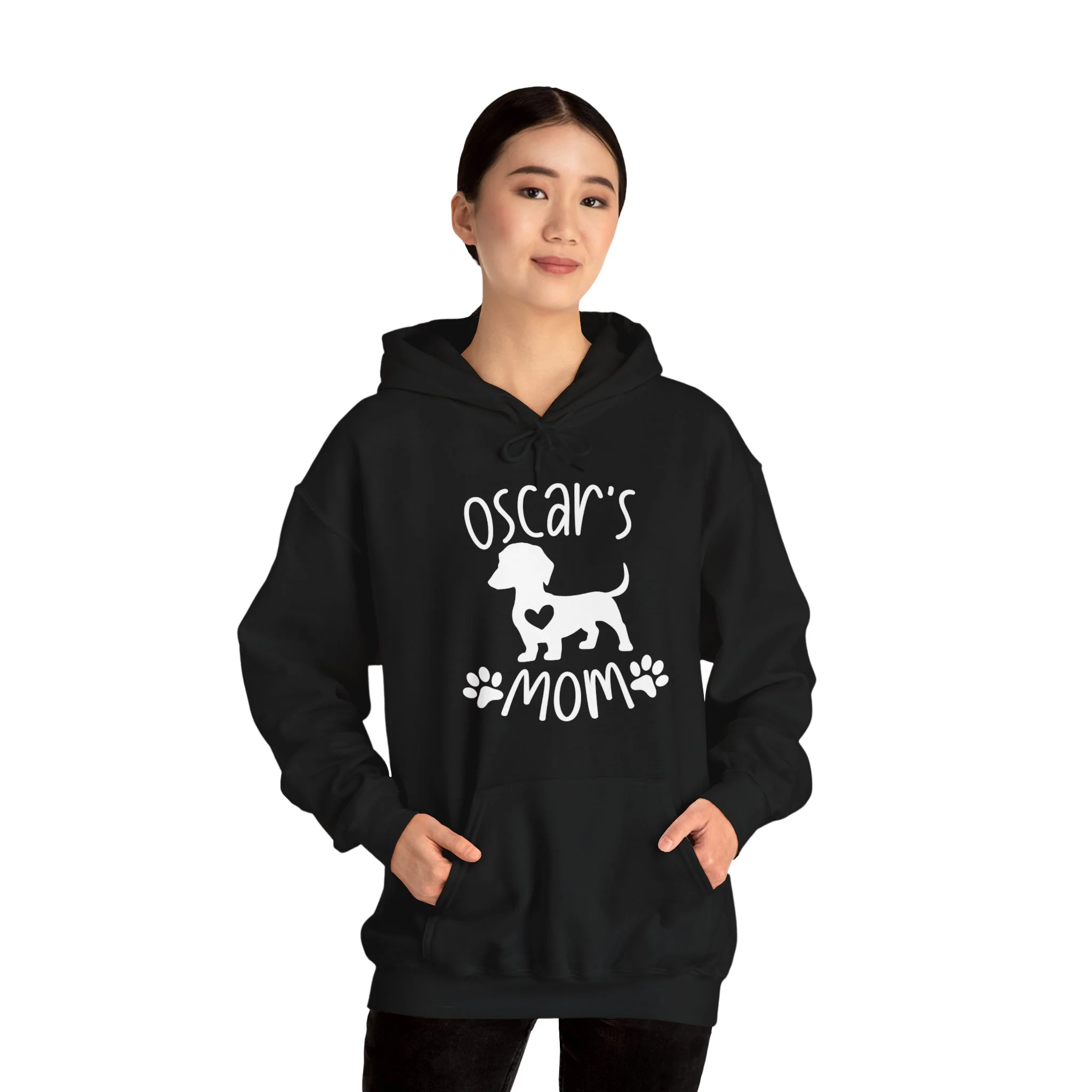 Custom Hoodie with dachshund Name - Unisex Hoodie - Image 2