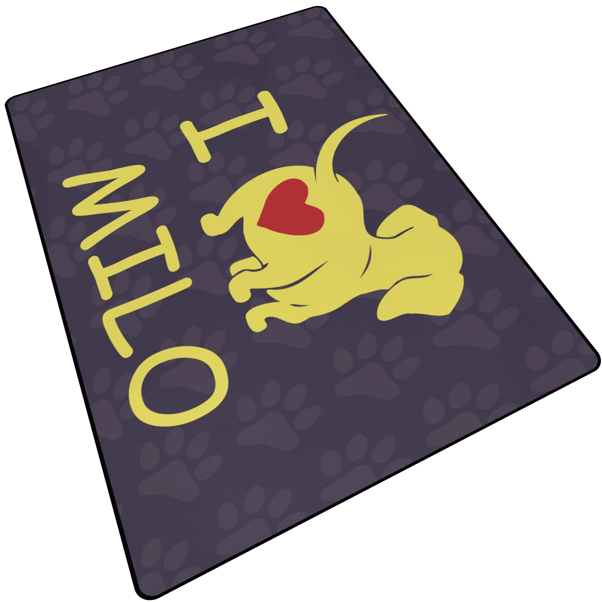 Custom Living Room Carpet Rug with dachshund Name - Living Room Carpet Rug - Image 4