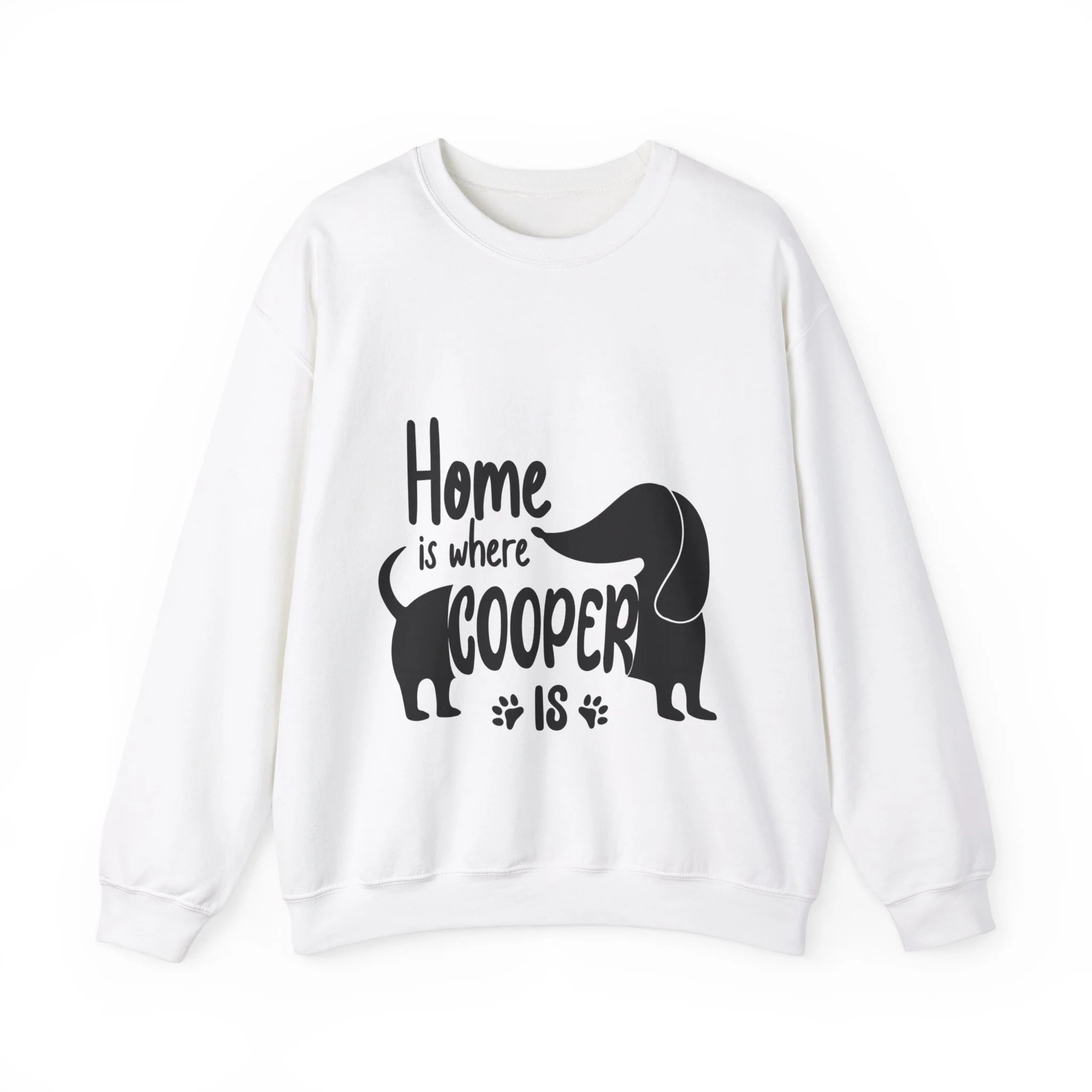 Custom Sweatshirt with dachshund Name - Unisex Sweatshirt - Image 2