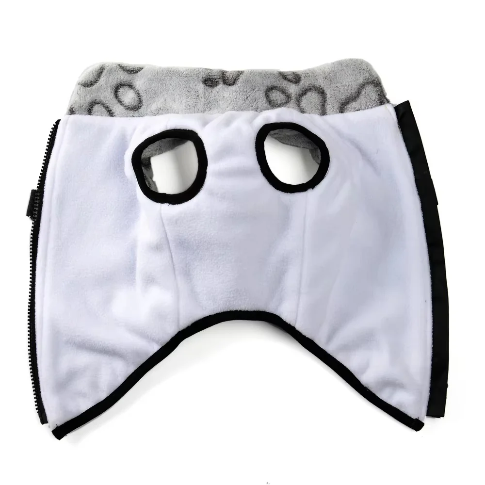 Dachshund Winter Jacket – Cozy Fleece Sweater with Paw Print Designed - Image 5