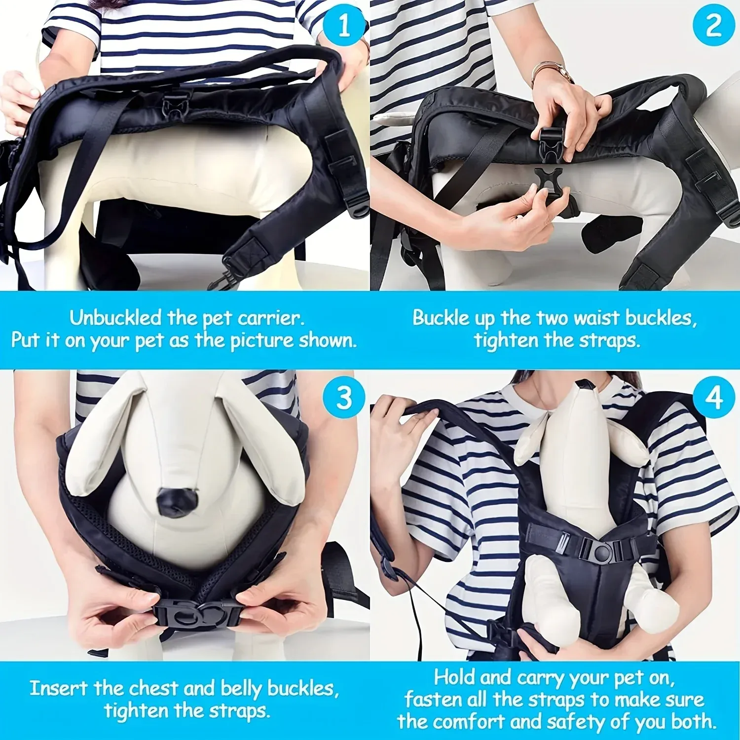 DachCarry Dachshund Backpack – Safe Comfy Hands-Free Dog Carrier - Image 2