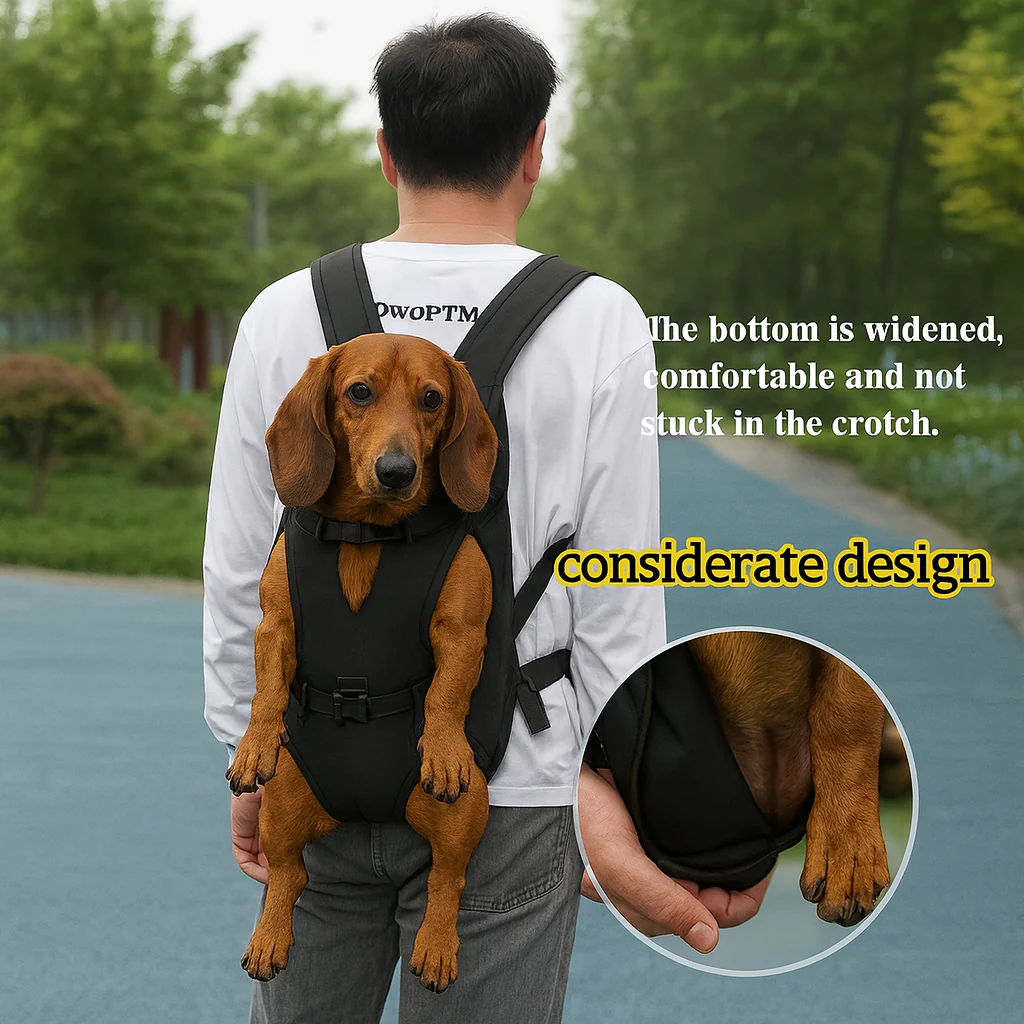 DachCarry Dachshund Backpack – Safe Comfy Hands-Free Dog Carrier - Image 3