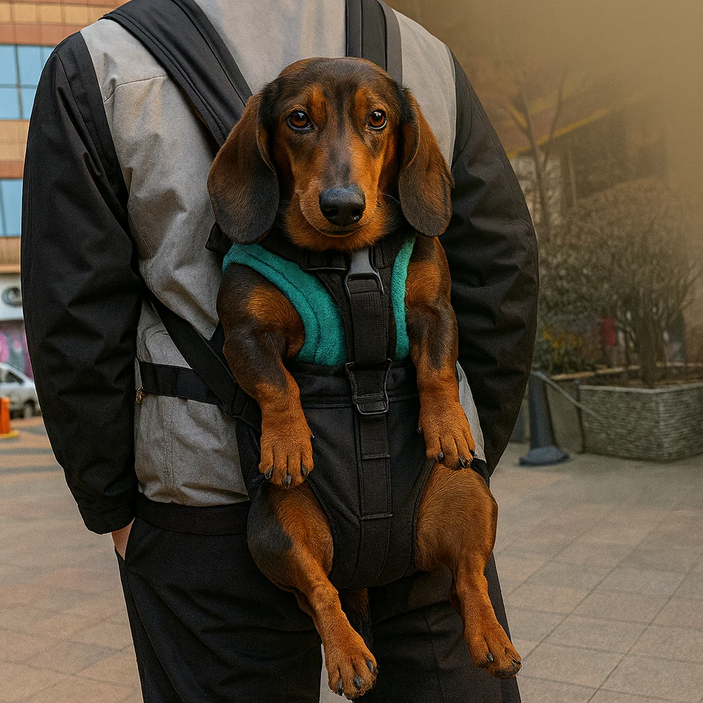 DachCarry Dachshund Backpack – Safe Comfy Hands-Free Dog Carrier - Image 4