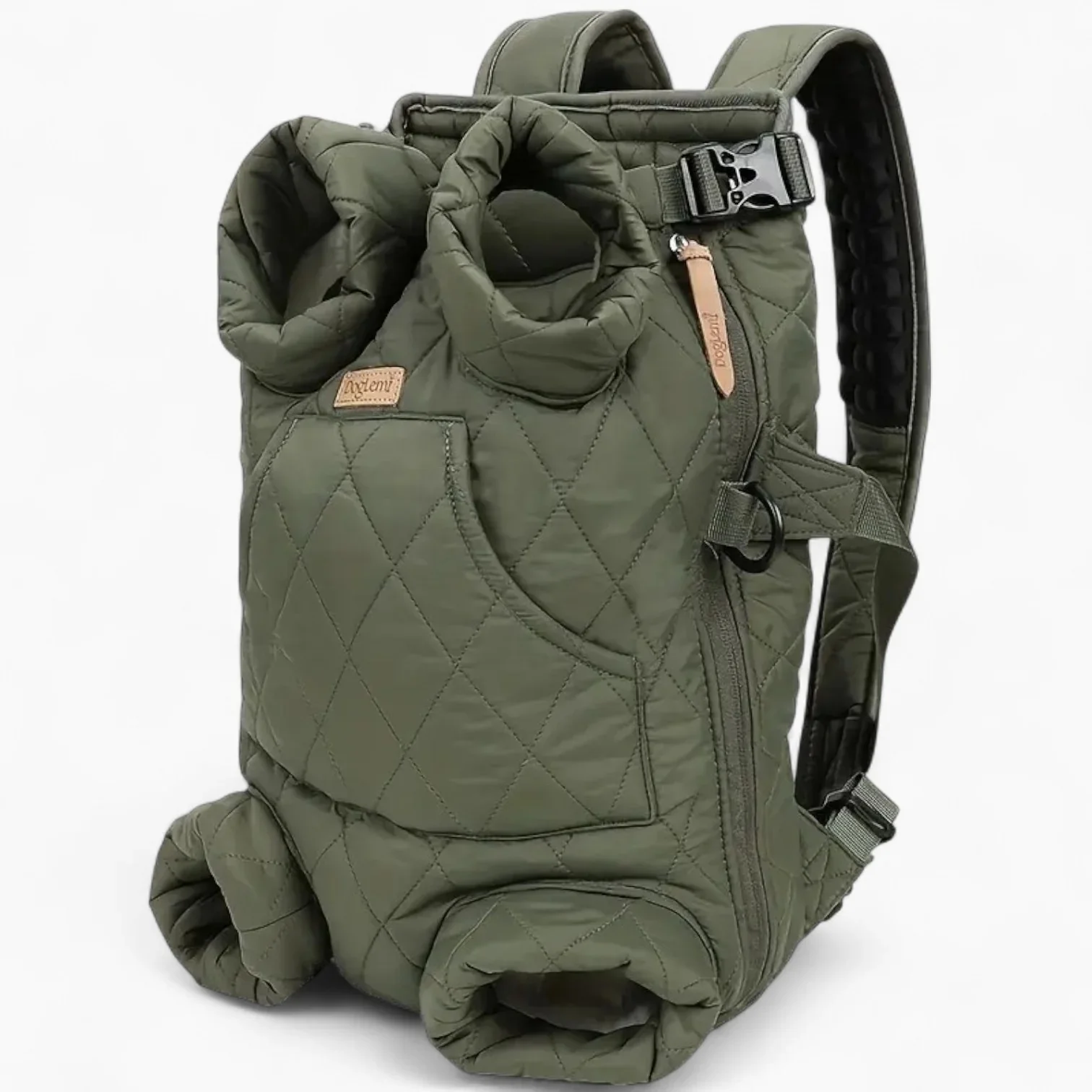 QuiltEase Dachshund Backpack Carrier – Hands-Free Cozy Secure Travel Bag - Image 4