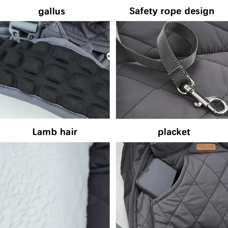 QuiltEase Dachshund Backpack Carrier – Hands-Free Cozy Secure Travel Bag - Image 8