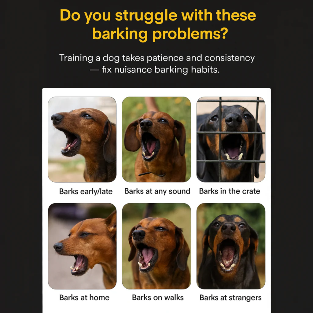 PawGuard Dachshund Bark Control Collar – Gentle Safe Anti-Barking Training Device - Image 2