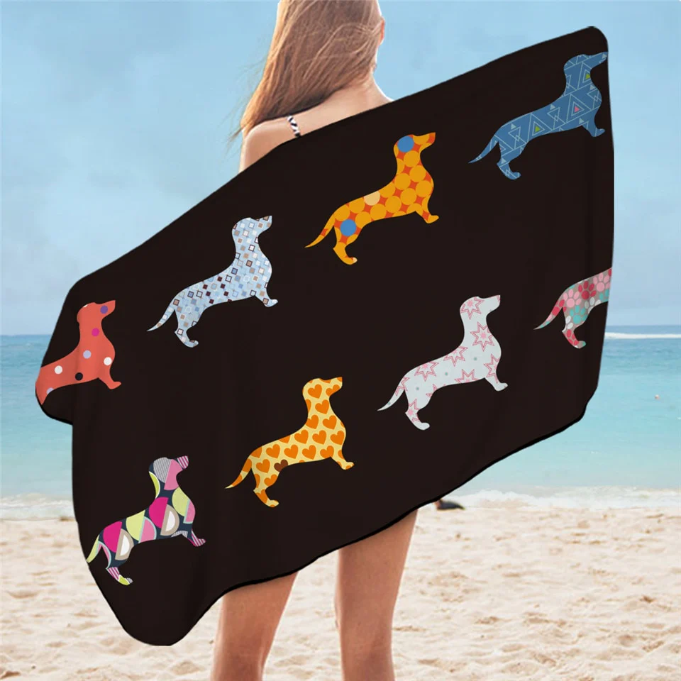 Dachshund Beach Towel - Image 7