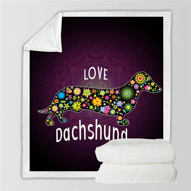 Dachshund Blanket 3D Printed Kids Bedding - Image 11