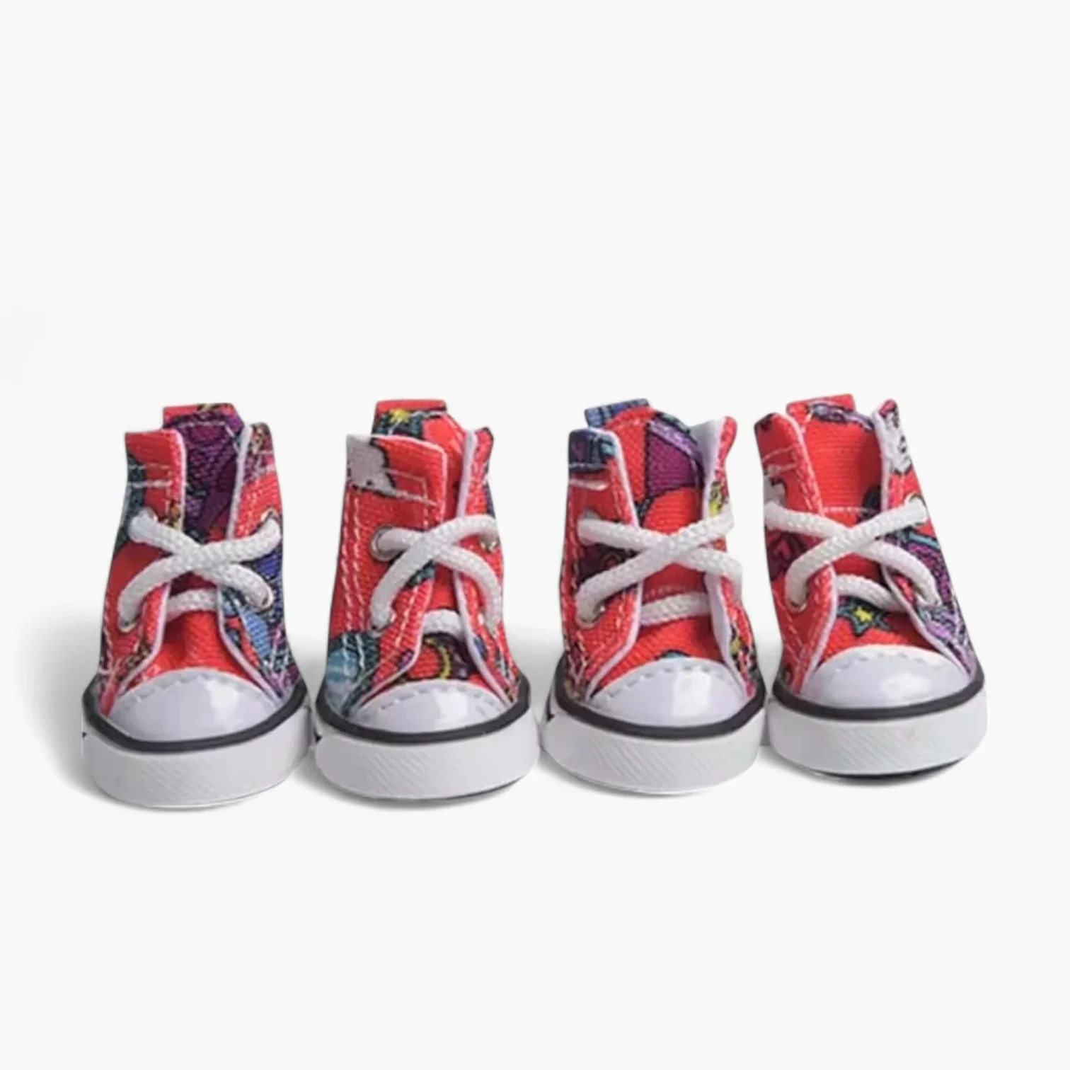 PawVibe Dachshund Canvas Sneakers – Wear-Resistant Dog Denim Shoes - Image 4