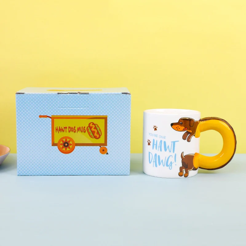 Dachshund Coffee Mug Creative Ceramic Cup - Image 9
