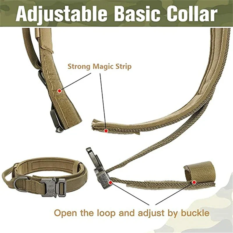 TactiPup™ Dachshund Tactical Collar Leash - Heavy-Duty Adjustable Dog Accessories - Image 13