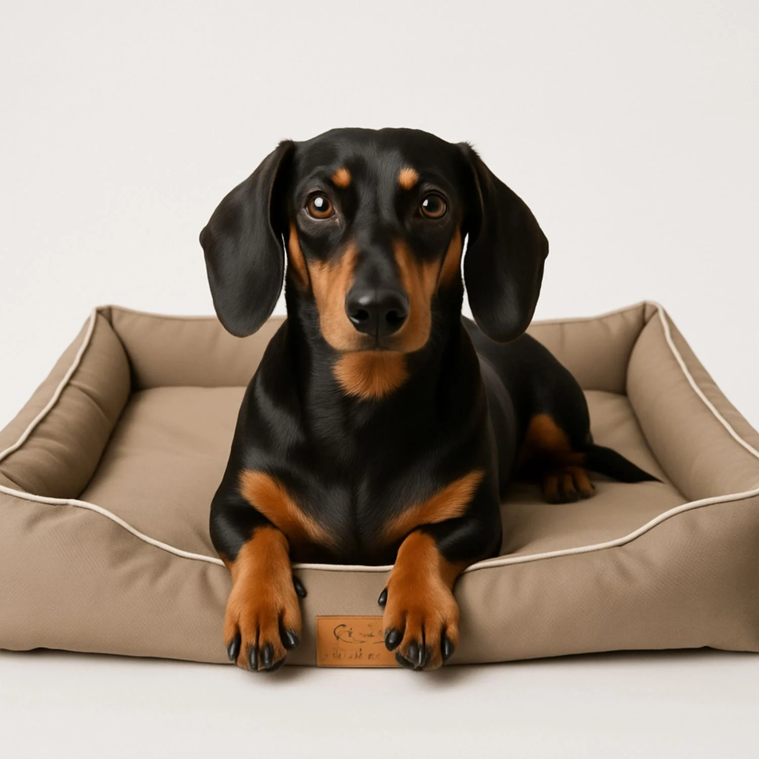 Dachshund Comfort Bed – Durable Waterproof Oxford Fabric Bed - Image 3