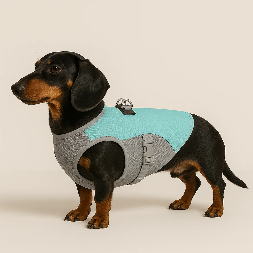 Dachshund Cooling Vest Ultimate Hot Weather Protection for Doxie - Image 9