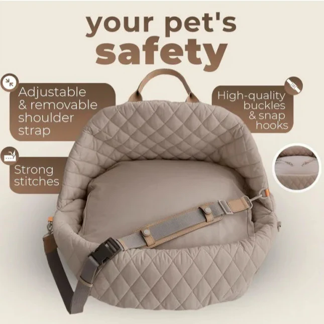 PawNest Dachshund Foldable Carrier – Portable Dog Safety Travel Bag - Image 3