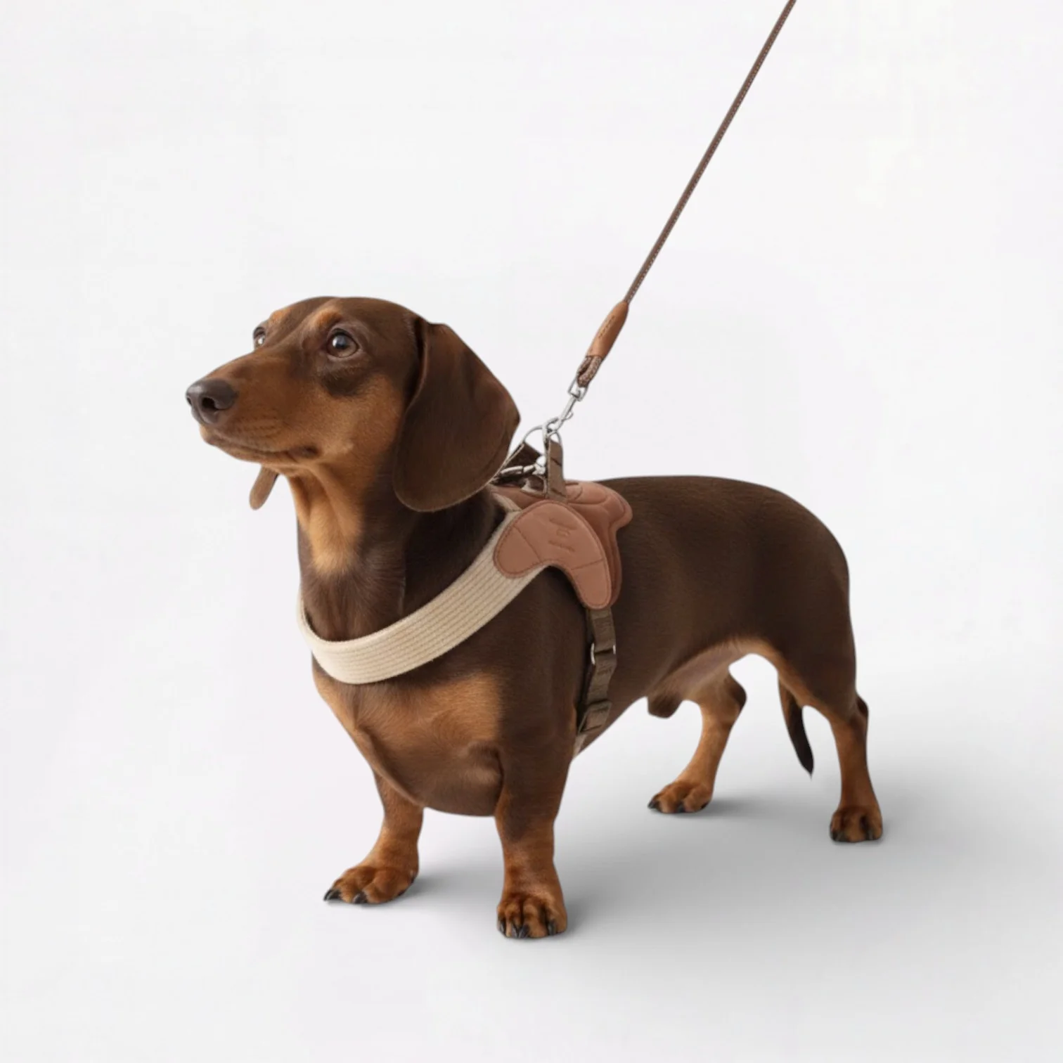 Snooza Dachshund Harness Leash Set – Lightweight No-Pull Chest Design - Image 3